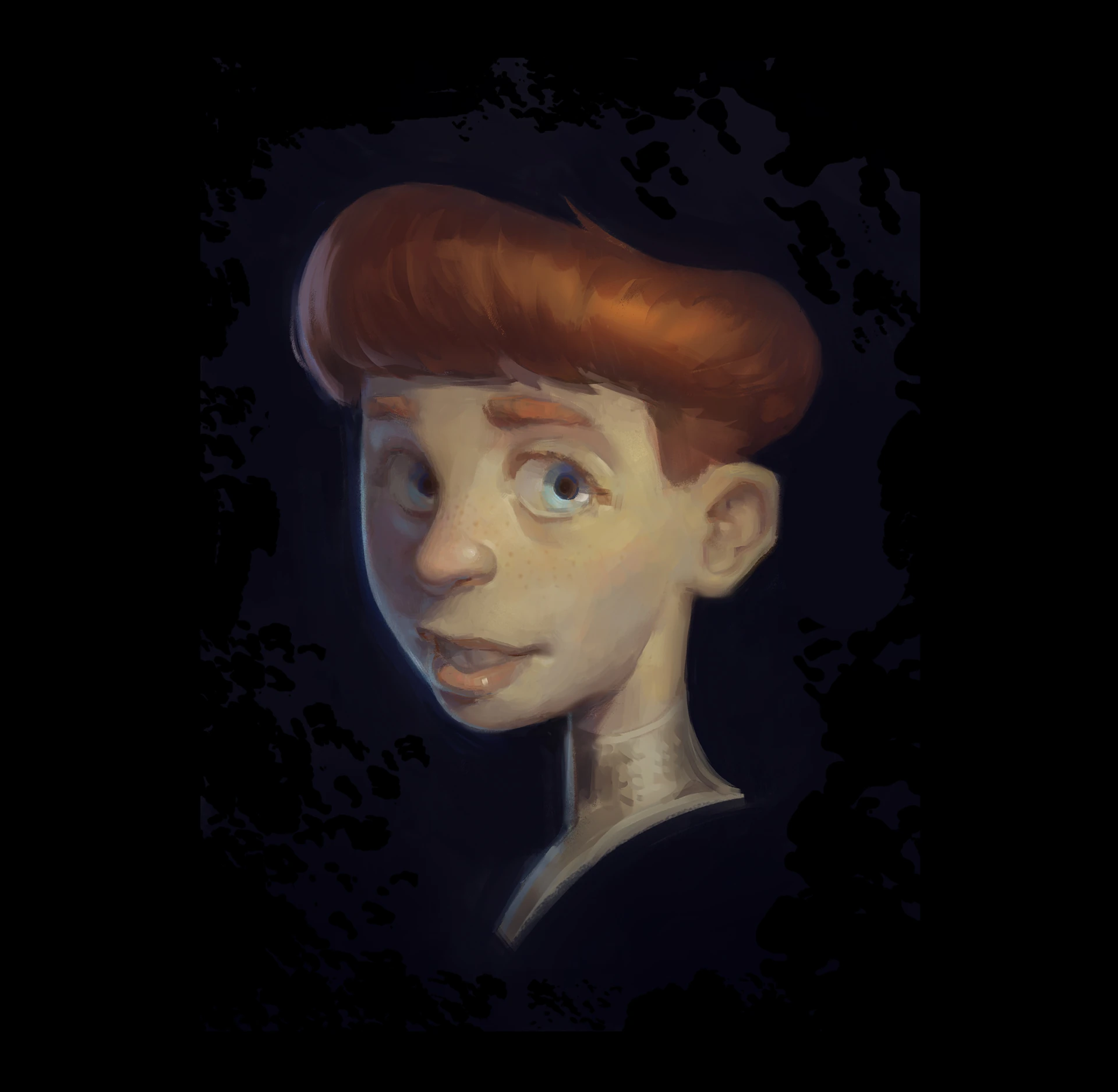 seventh part of this portfolio, portrait of sir gawain